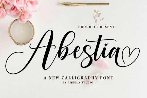Abestia: A Romantic Calligraphy Font