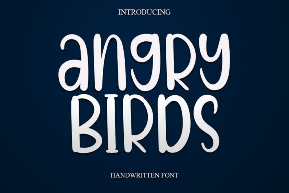 Angry Birds Font for Web Design