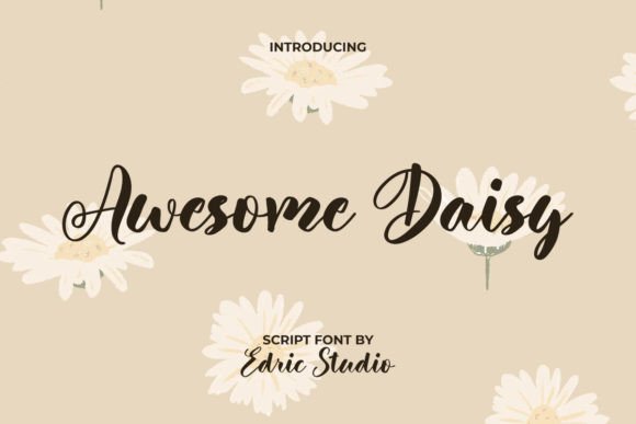 Awesome Daisy: A Script Font for Elegant Design
