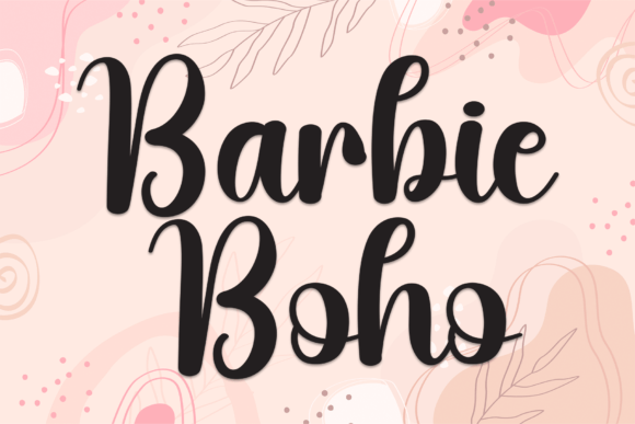 Barbie Boho Font: A Whimsical Touch