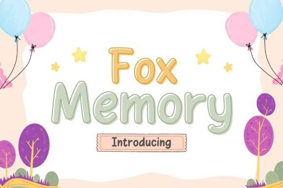 Fox Memory: A Playful Font for Creative Projects