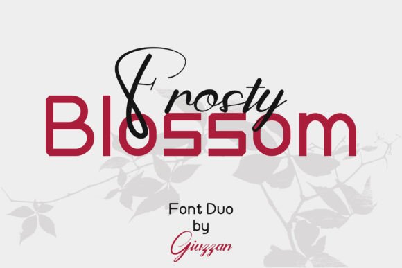 Frosty Blossom Font for Creative Marketing