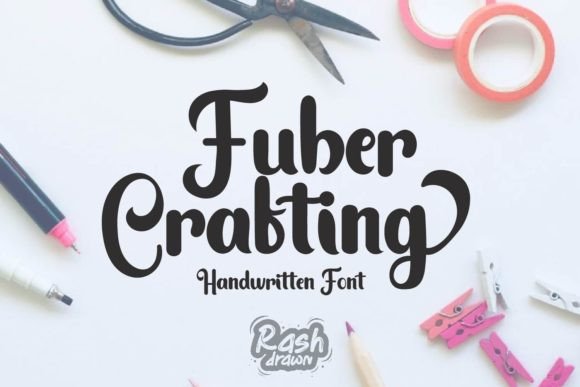 Fuber Crafting: A Stylish Font for Creative Projects