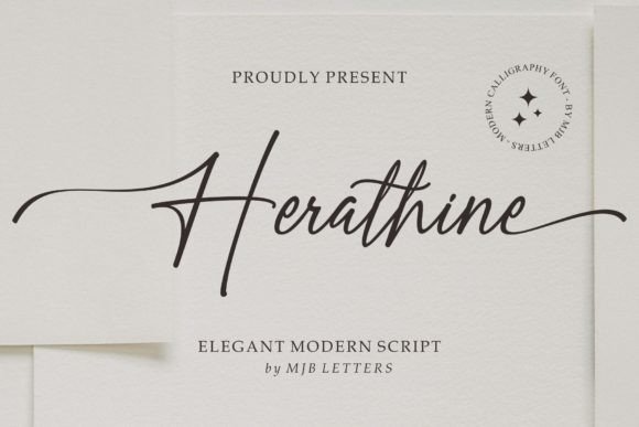 Herathine: A Modern Script for Elegant Design