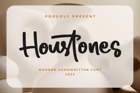 Houstones: A Modern Script Font for Creative Projects