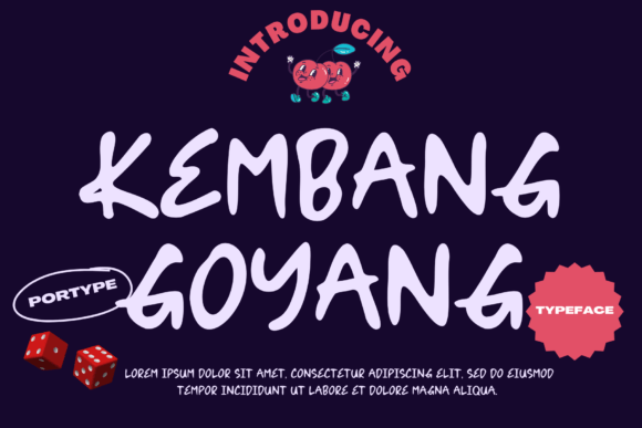 Kembang Goyang Font for Web Design
