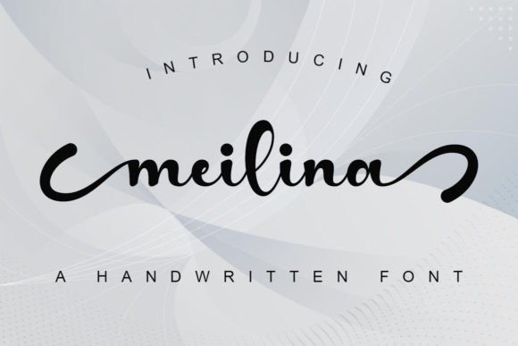 Meilina: A Handwritten Font for Creative Projects