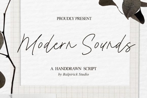 Modern Sounds: A Stylish Font for Elegant Design