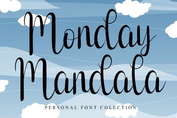 Monday Mandala Font for Business
