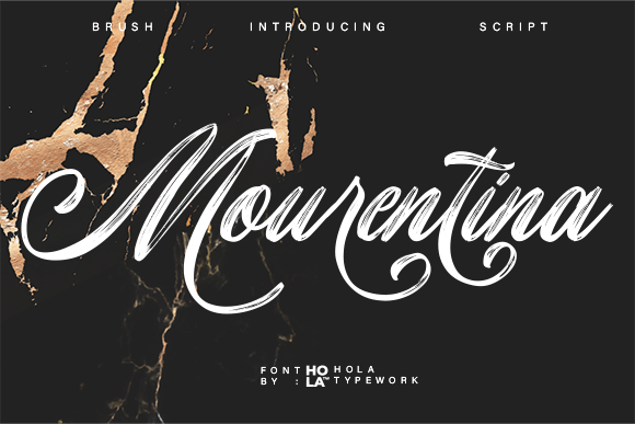 Mourentina: A Natural Script Font