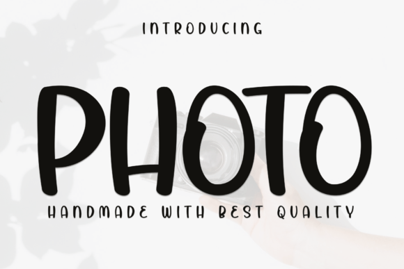 Photo Font: Elegant Script for Editorial Design