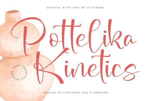 Pottelika Kinetics: A Stylish Script Font