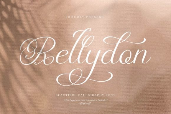 Rellydon: Elegant Script Font for Craft Creators