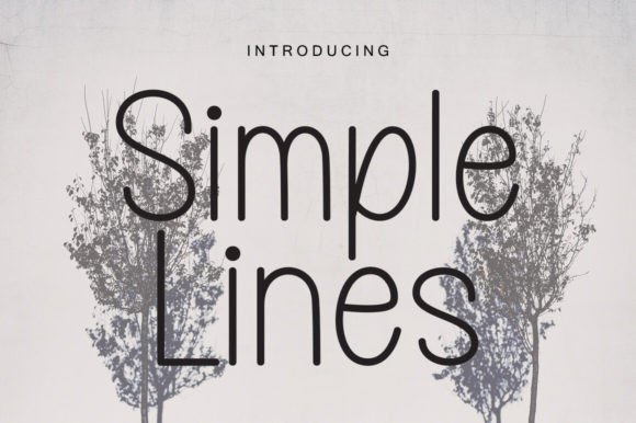 Simple Lines: A Handwritten Font for Elegant Design