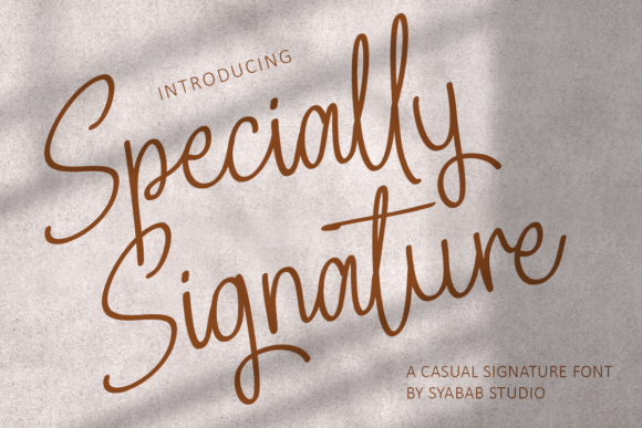 Specially Signature Font Review