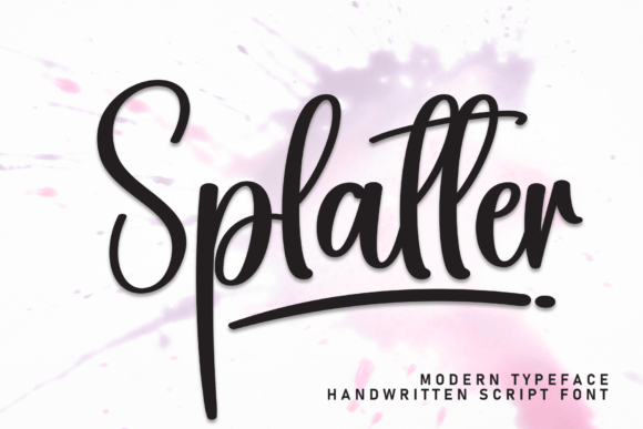 Splatter: A Handwritten Font for Web Design