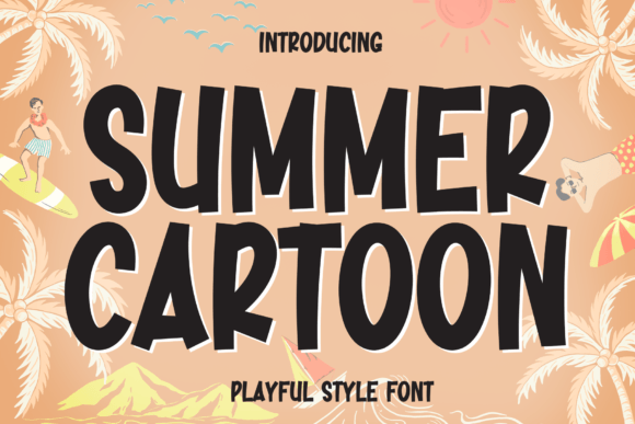 Summer Cartoon Font for Business