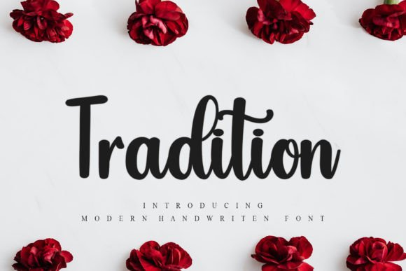 Tradition Font: A Handwritten Touch for Creative Campaigns