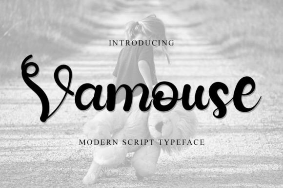 Vamouse Font: Elegant Script Amp