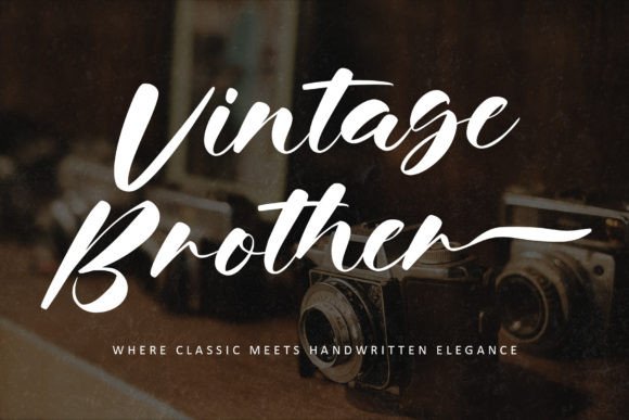 Vintage Brother Font Review