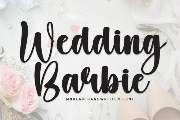 Wedding Barbie Font for Web Design