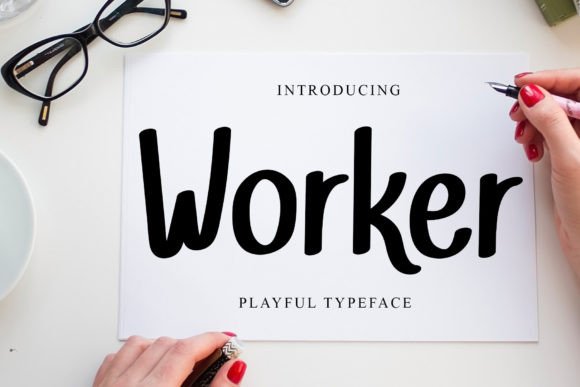 Worker: A Refined Script Font